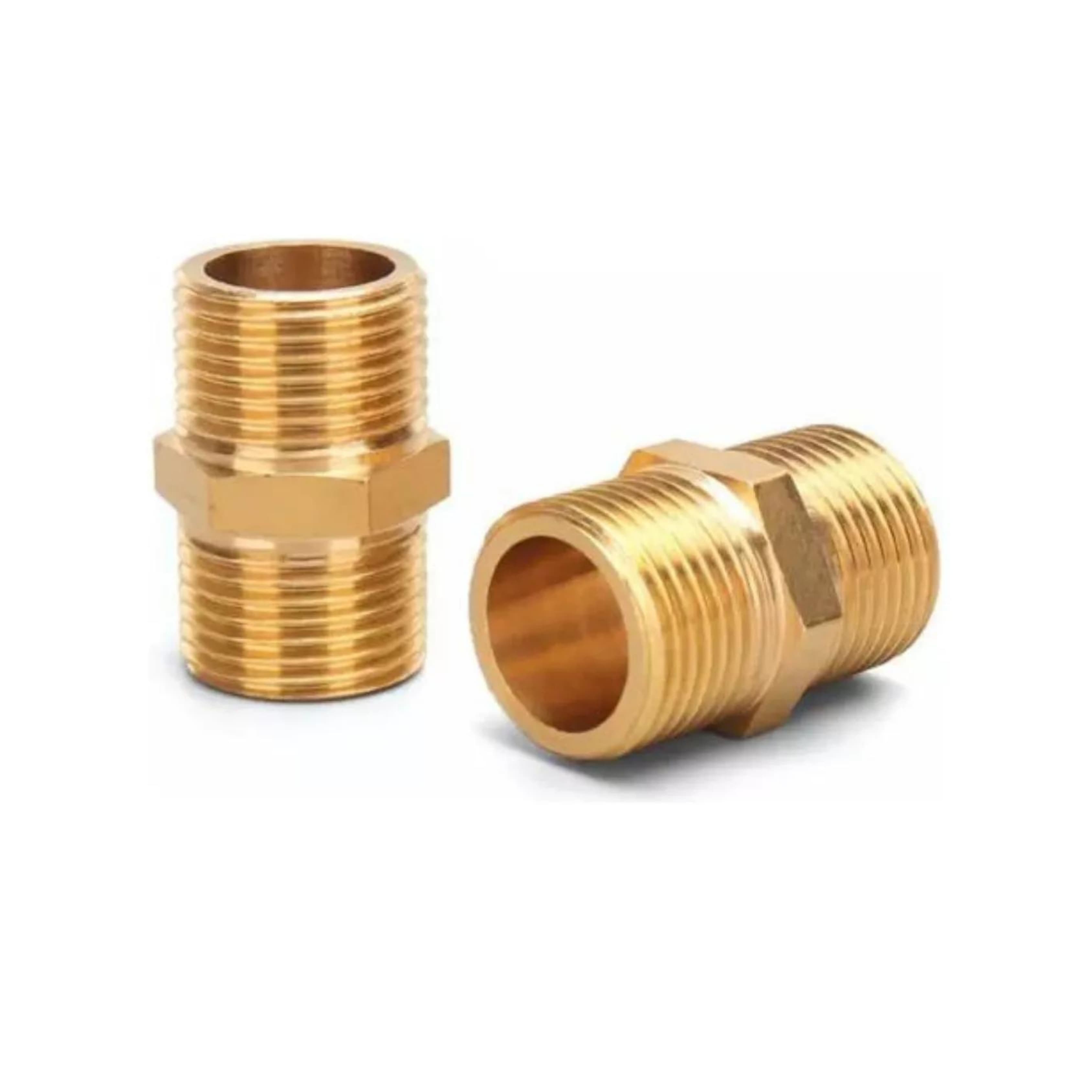 Niple Em Latão Bsp 1/4 X 1/8